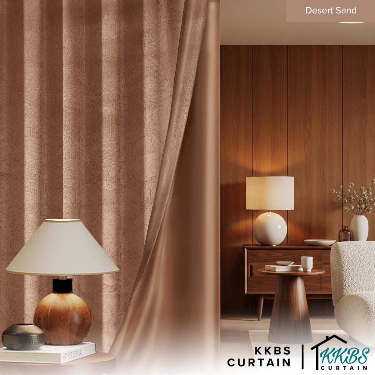 Miranda 90-98% Blackout Curtain Ready Made Hook & Eyelet - Std Width