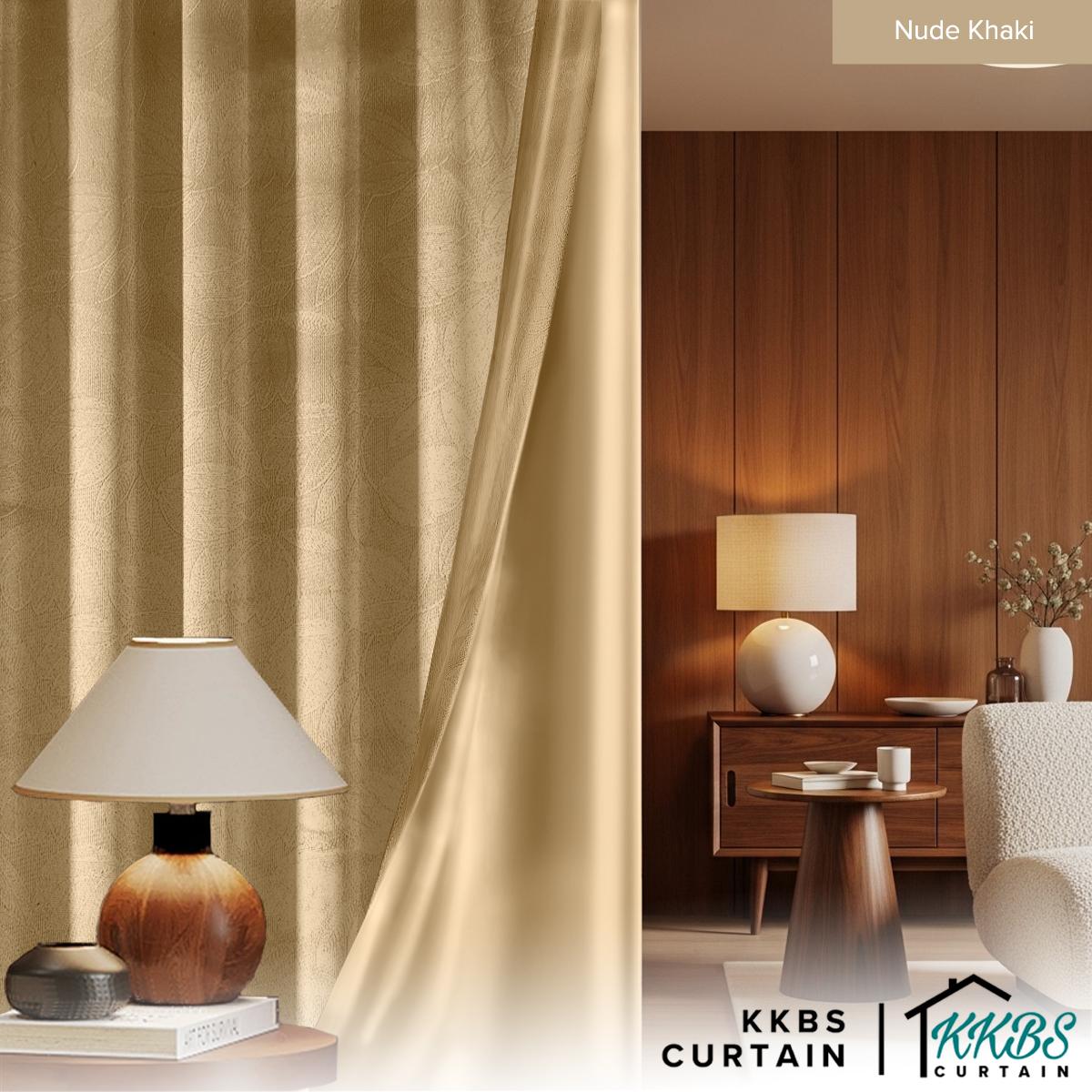 Miranda 90-98% Blackout Curtain Ready Made Hook & Eyelet - Std Width