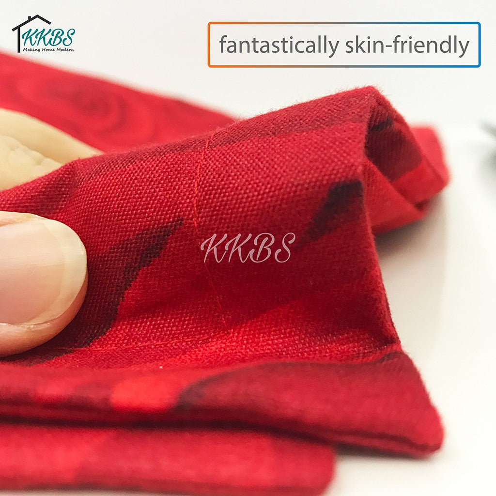 Cashmerey Sarung Bantal Kapas Kasmir Bercorak