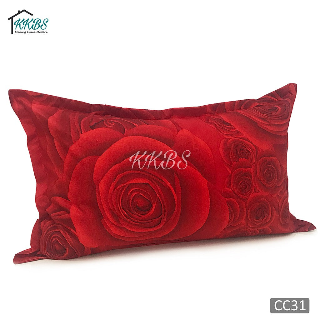 Cashmerey Sarung Bantal Kapas Kasmir Bercorak