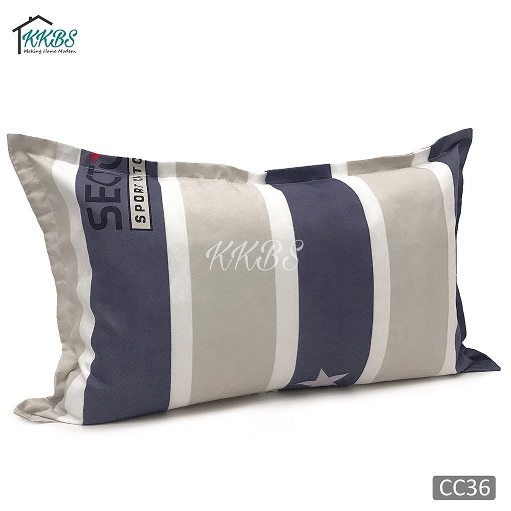 Cashmerey Sarung Bantal Kapas Kasmir Bercorak
