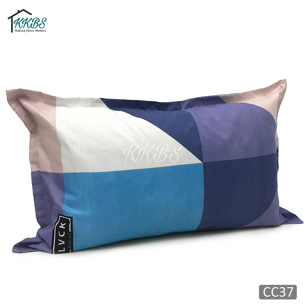 Cashmerey Sarung Bantal Kapas Kasmir Bercorak