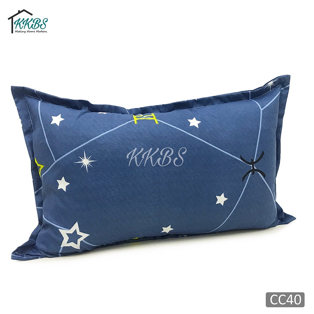 Cashmerey Sarung Bantal Kapas Kasmir Bercorak