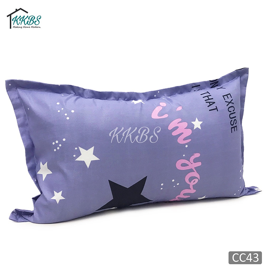 Cashmerey Sarung Bantal Kapas Kasmir Bercorak