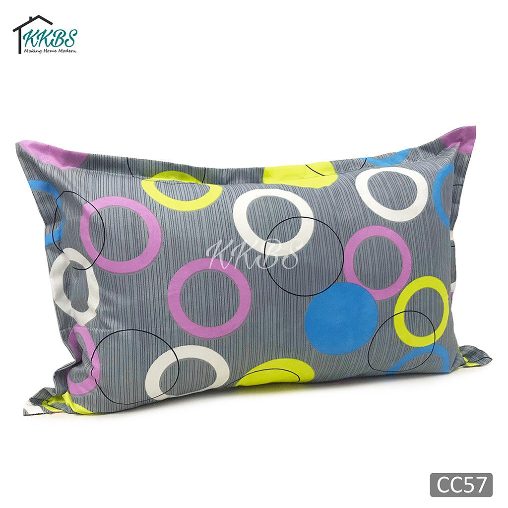 Cashmerey Sarung Bantal Kapas Kasmir Bercorak