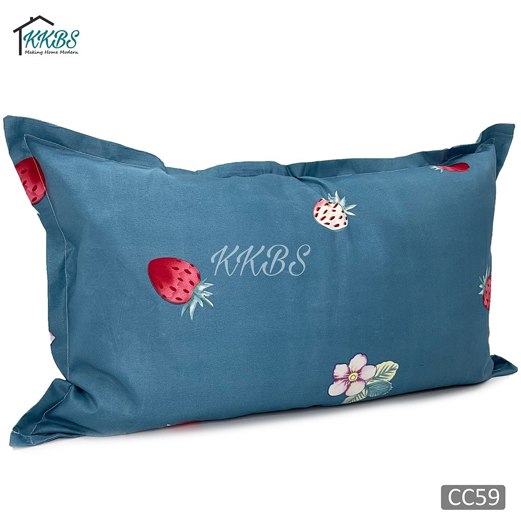 Cashmerey Sarung Bantal Kapas Kasmir Bercorak