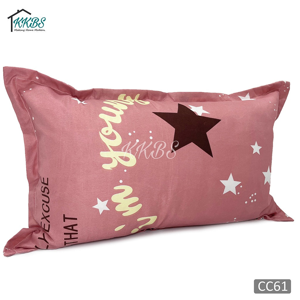 Cashmerey Sarung Bantal Kapas Kasmir Bercorak