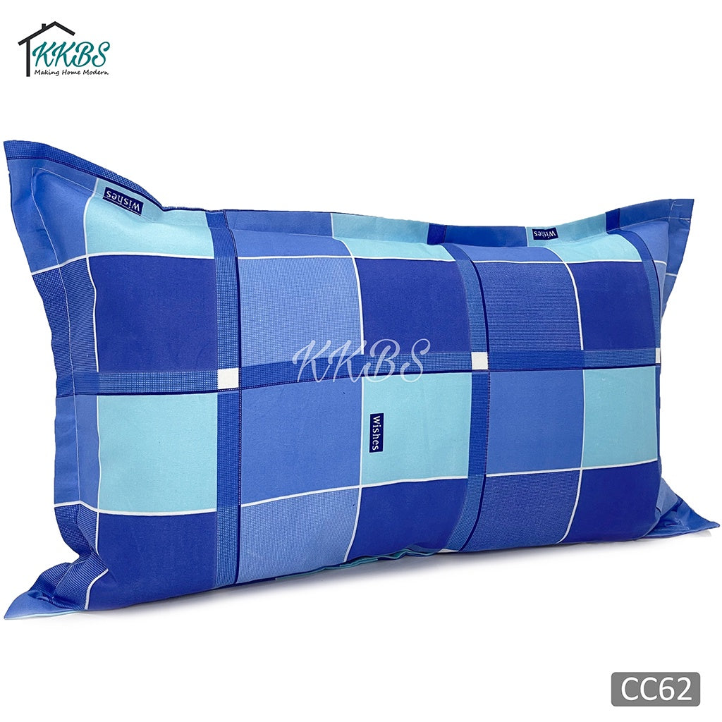 Cashmerey Sarung Bantal Kapas Kasmir Bercorak