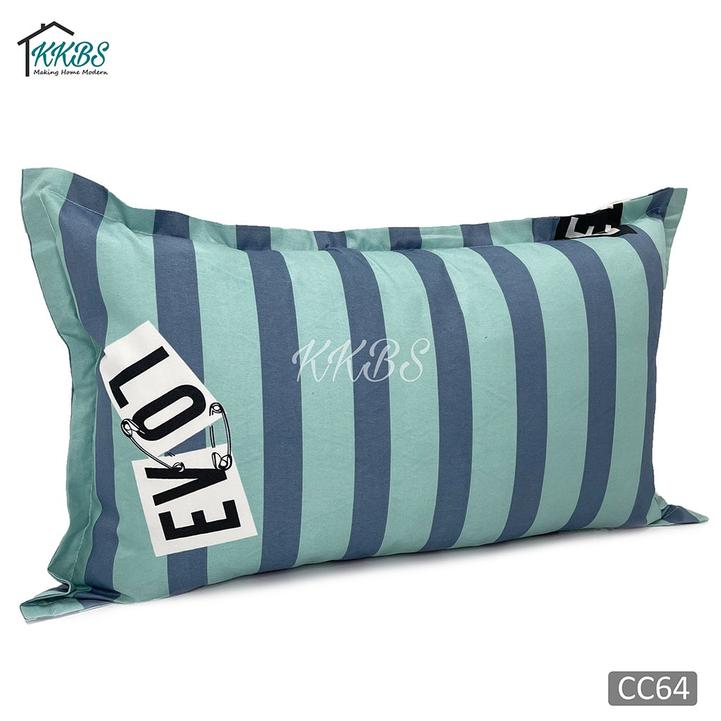 Cashmerey Sarung Bantal Kapas Kasmir Bercorak