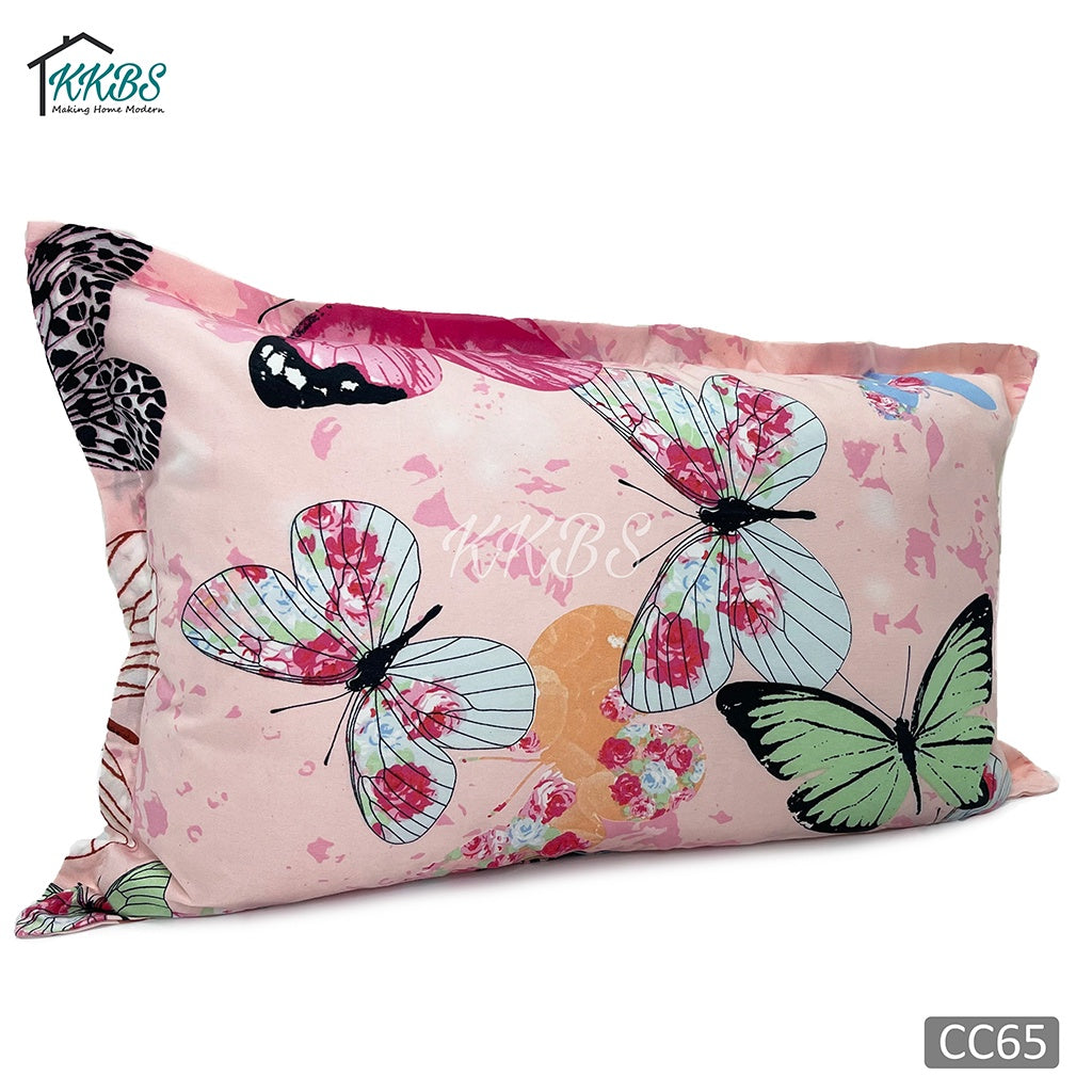 Cashmerey Sarung Bantal Kapas Kasmir Bercorak