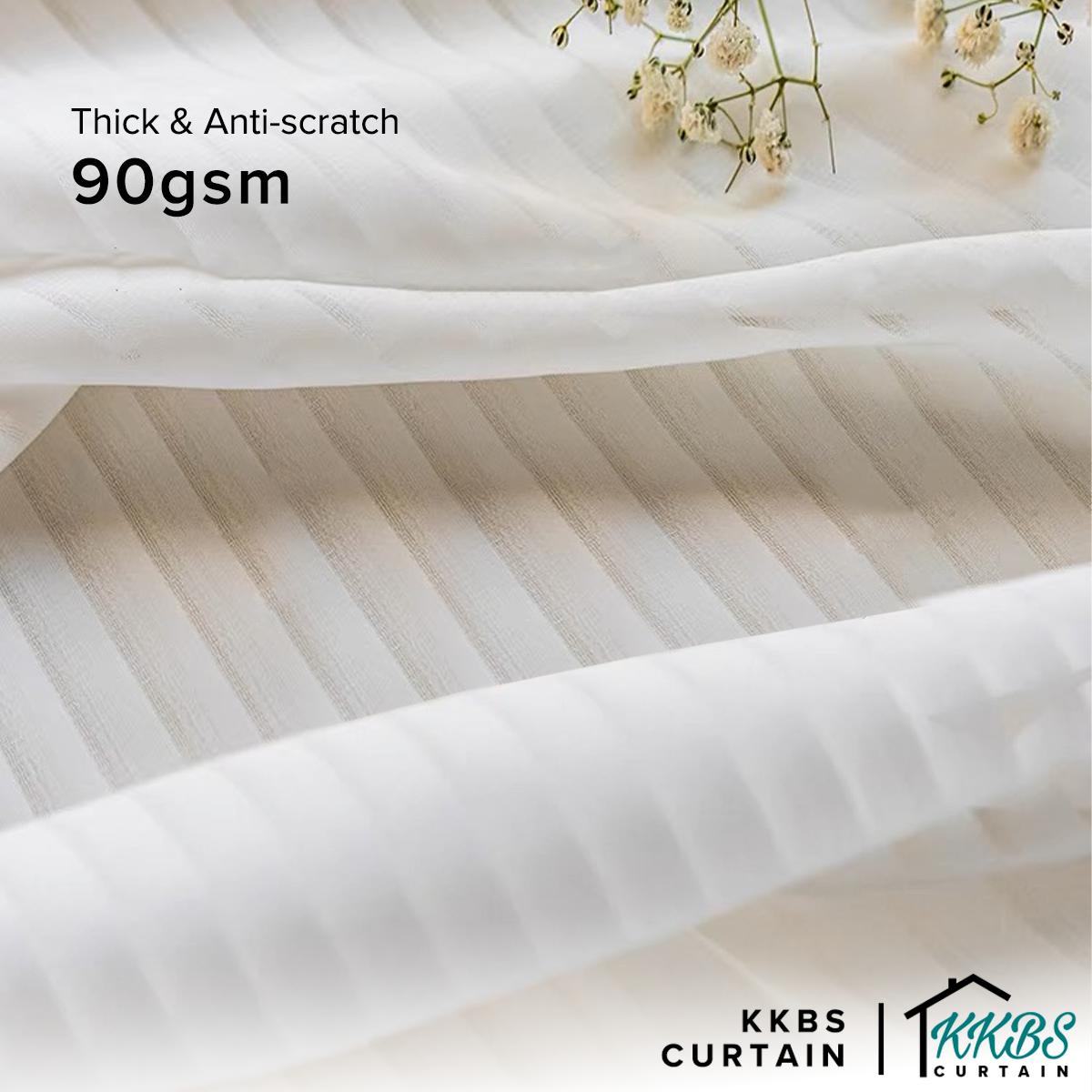 Vertica Langsir Sheer Siap Jahit