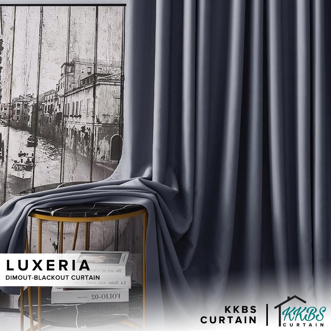 Luxeria Langsir 90% Blackout Siap Jahit
