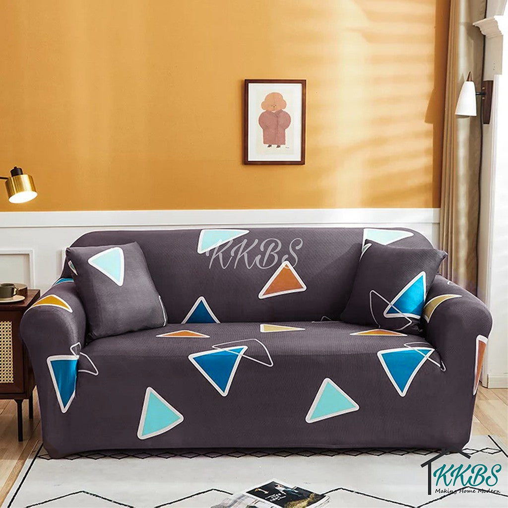 Anti Skid Scratch Protector Milk Fiber Elastic Cushion Sofa Cover Page 1