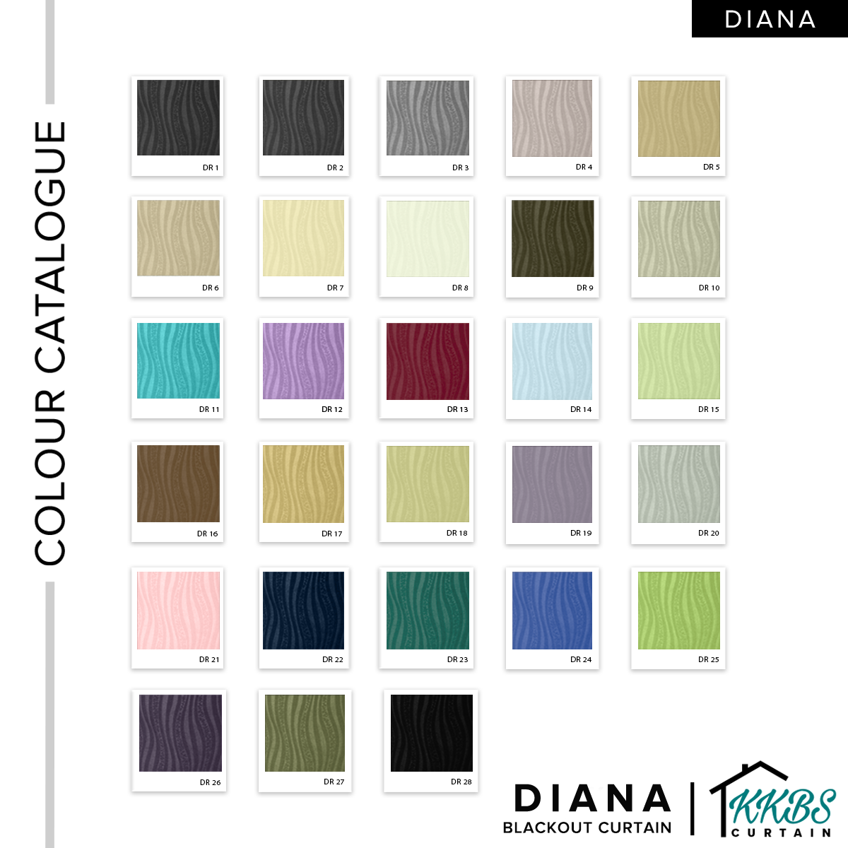 Diana Blackout Curtain Custom Made