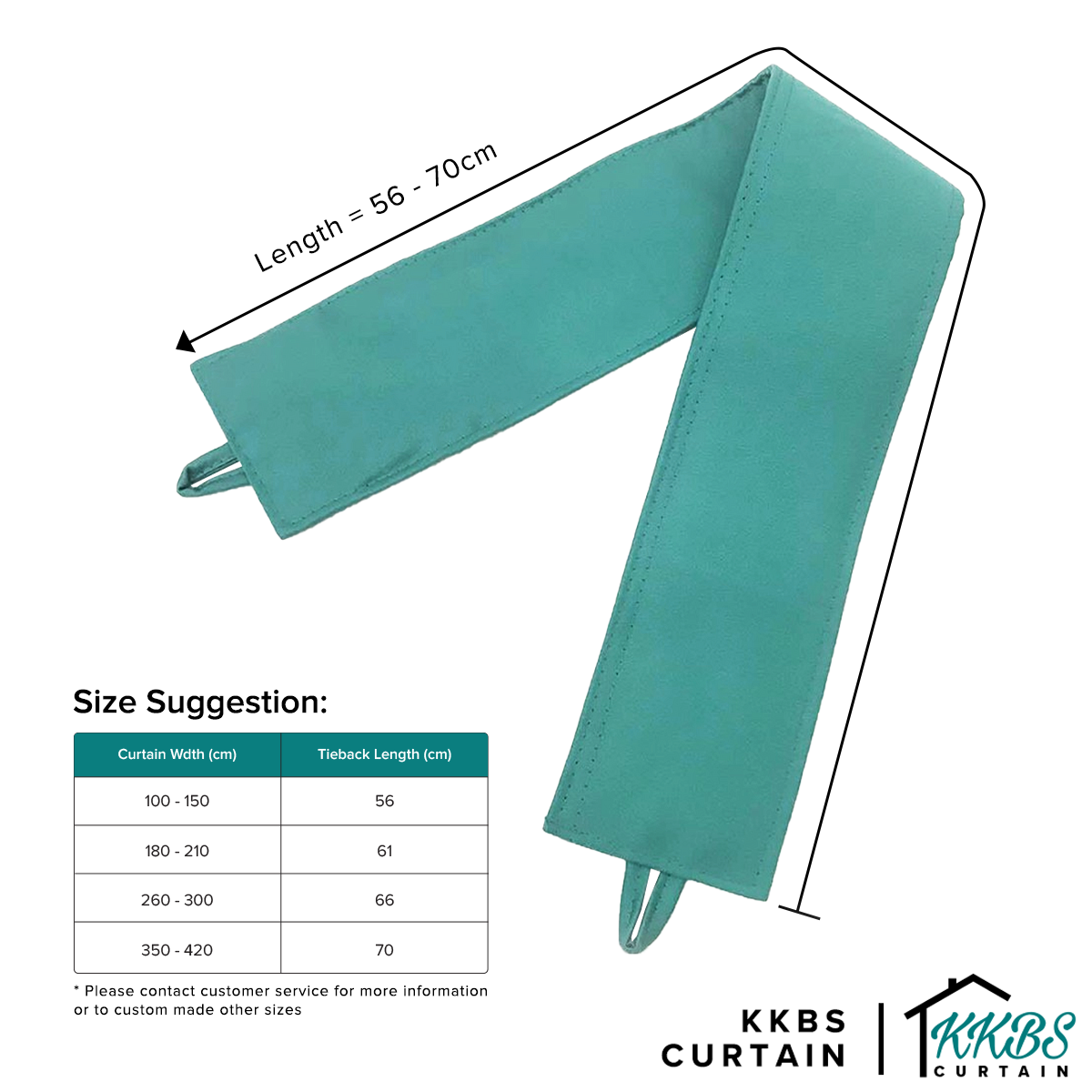 Curtain Tieback Custom Made