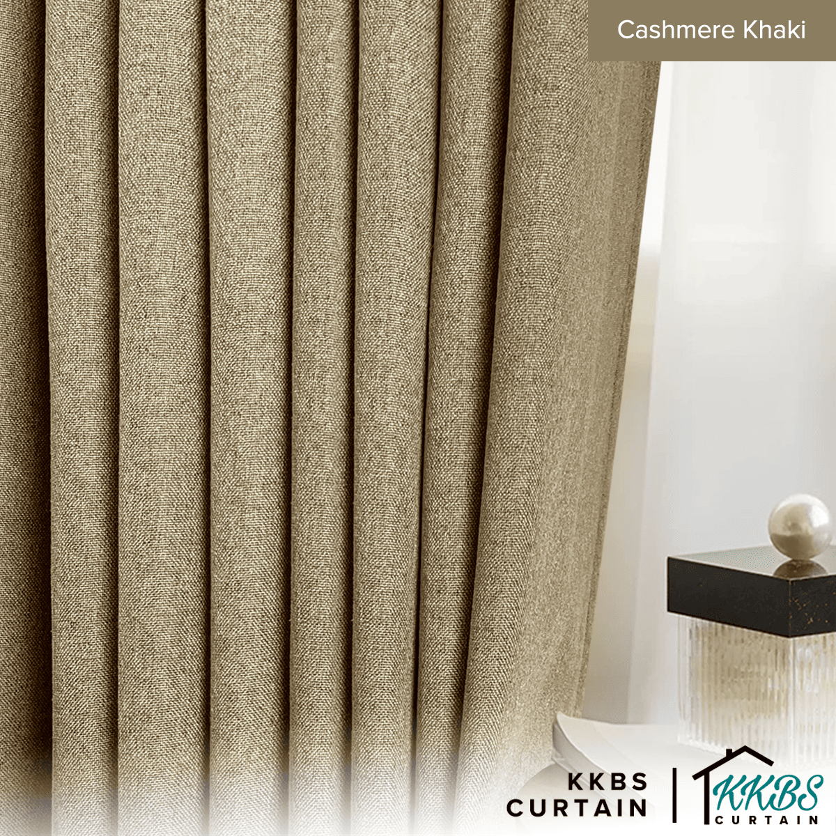 Mizuka Langsir 100% Blackout Siap Jahit Lebar Besar