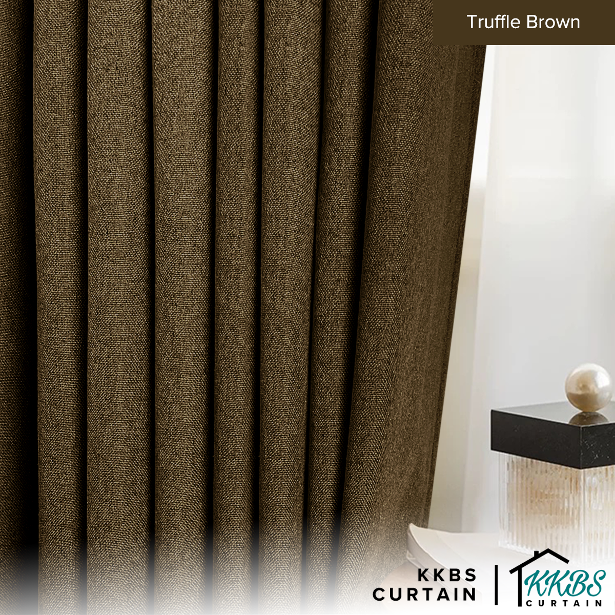 Mizuka 100% Blackout Curtain Ready Made Extra Width