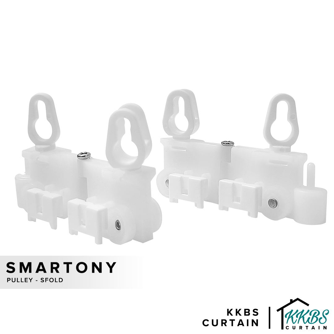Smartony 电动窗帘轨道 S 折叠滑轮