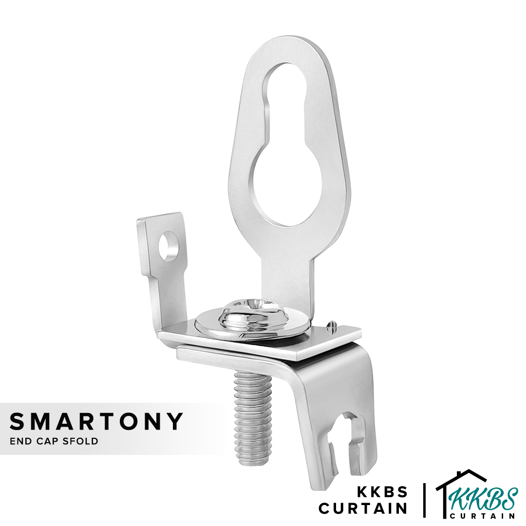 Smartony 电动窗帘轨道 S 折叠端盖