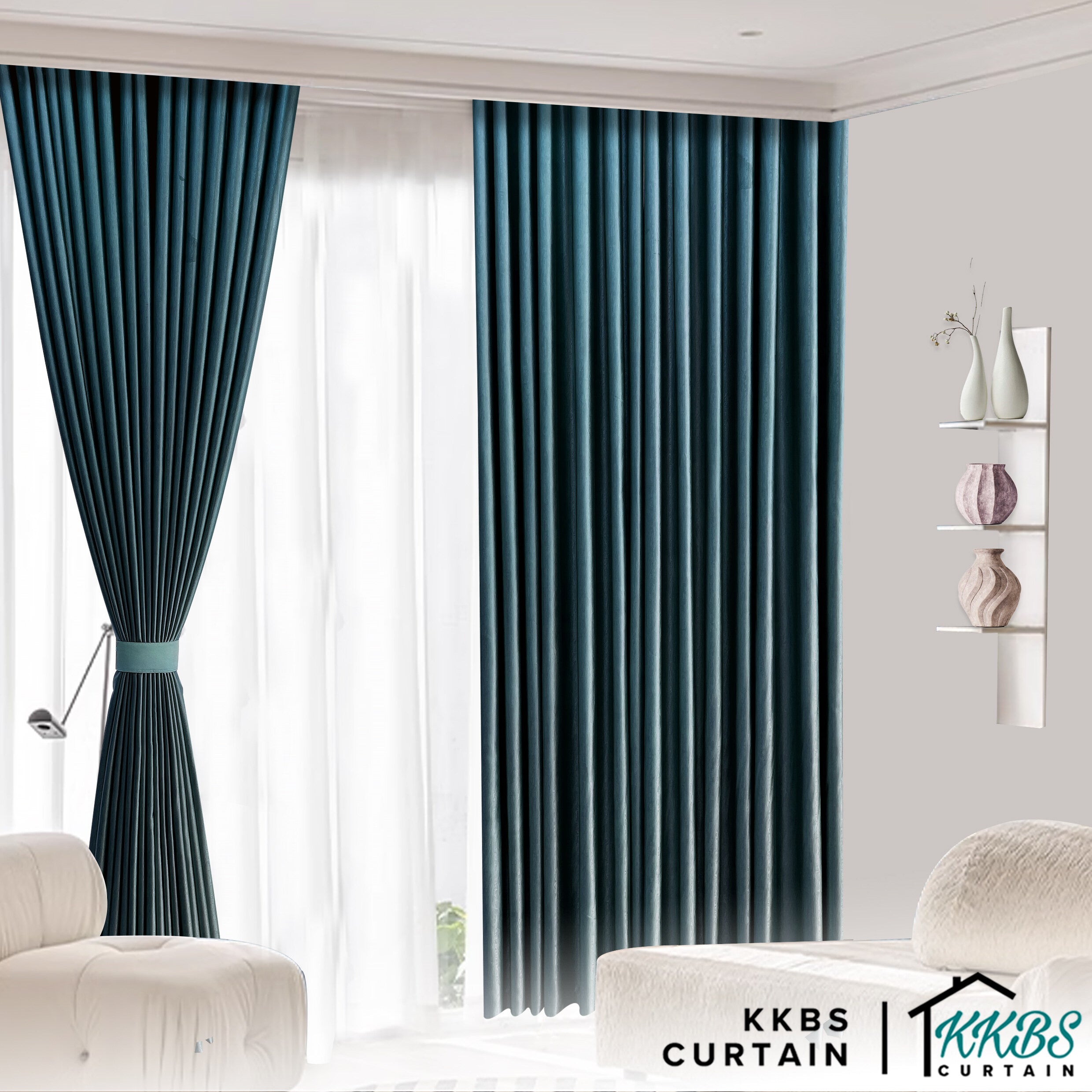 Raven Blackout Curtain Custom Made