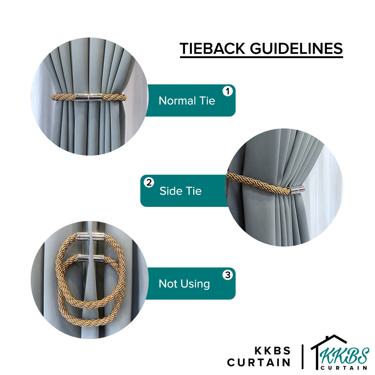 Mervelie Curtain Tieback