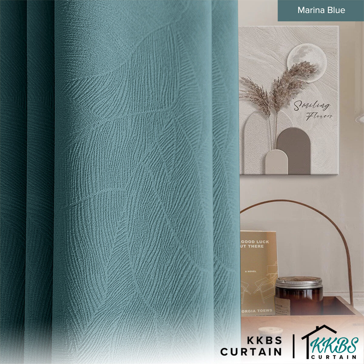 Fiora 98-99.9% Blackout Curtain Ready Made Standard Width