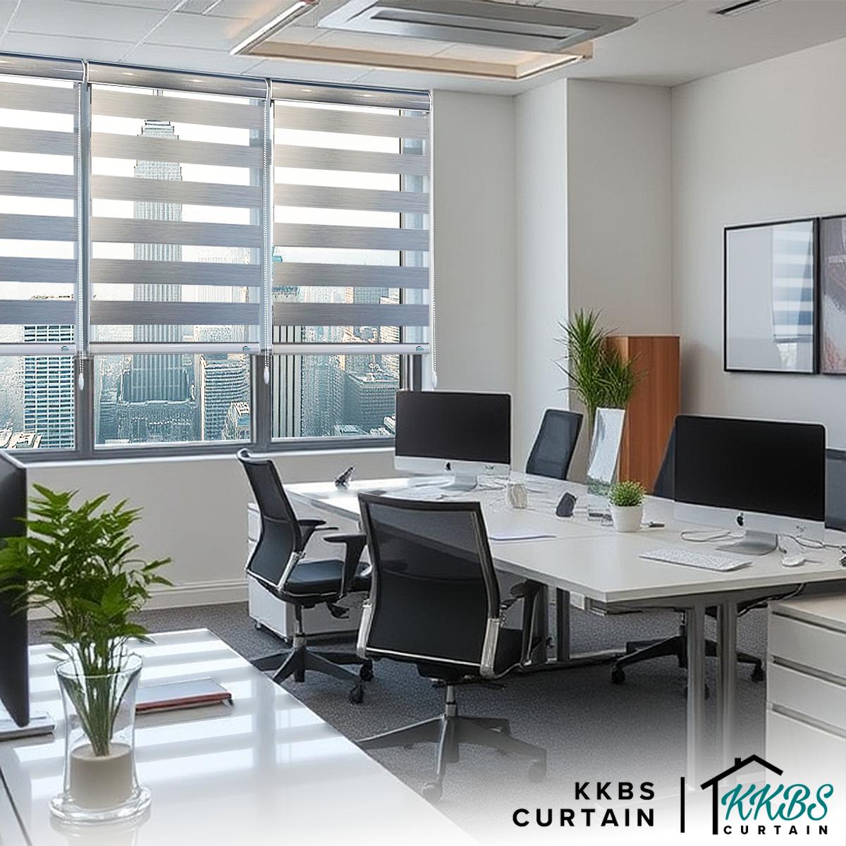 Isidro 100% Blackout Zebra Blinds Dibuat Tersuai