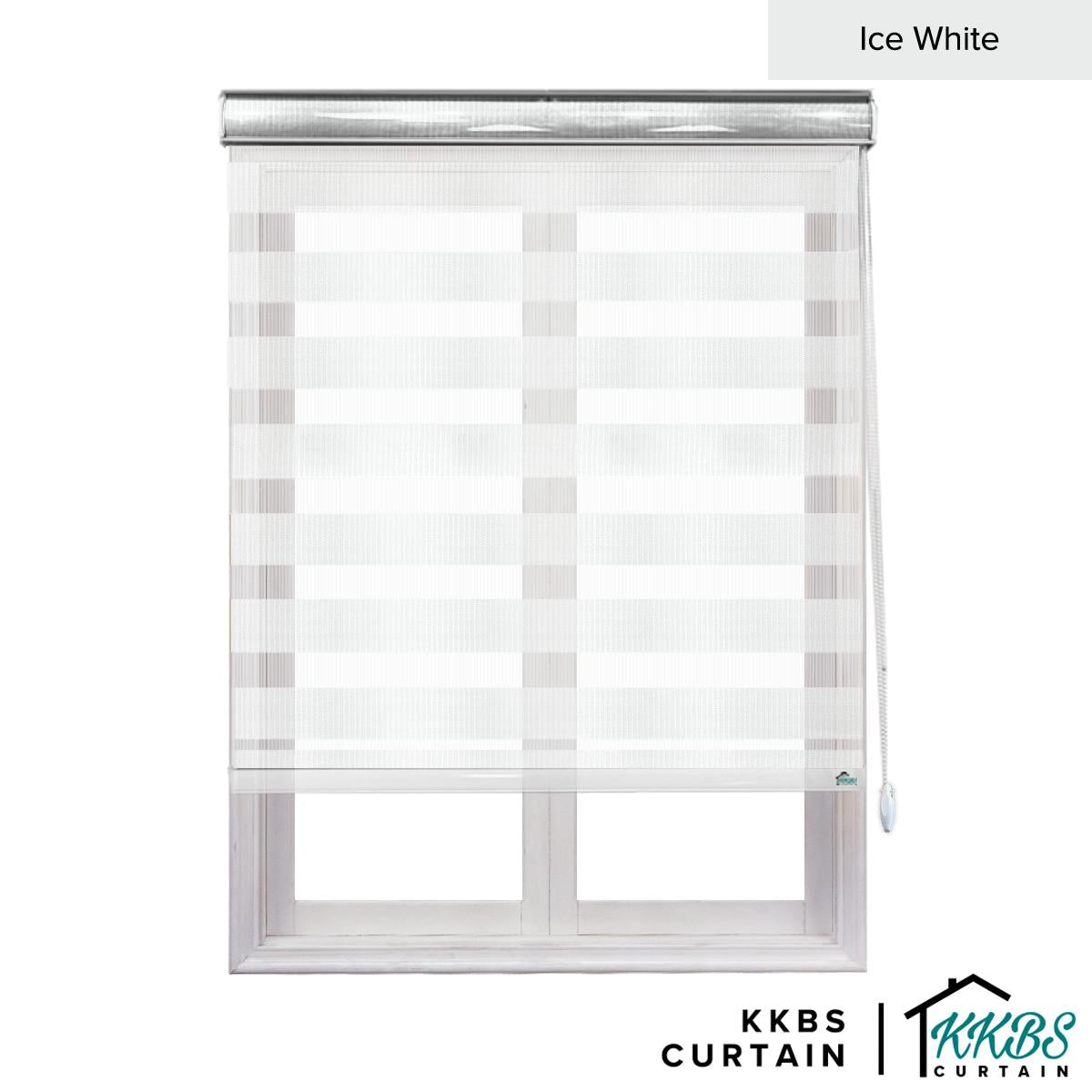 Maximo Semi - Blackout Zebra Blinds Custom Made
