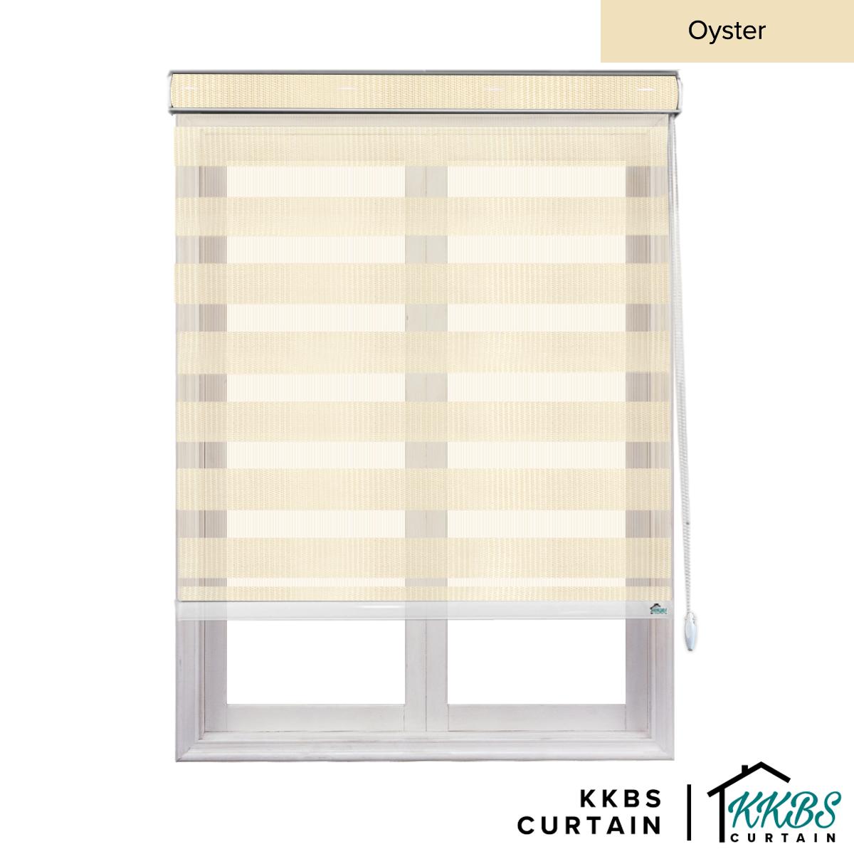 Maximo Semi - Blackout Zebra Blinds Custom Made