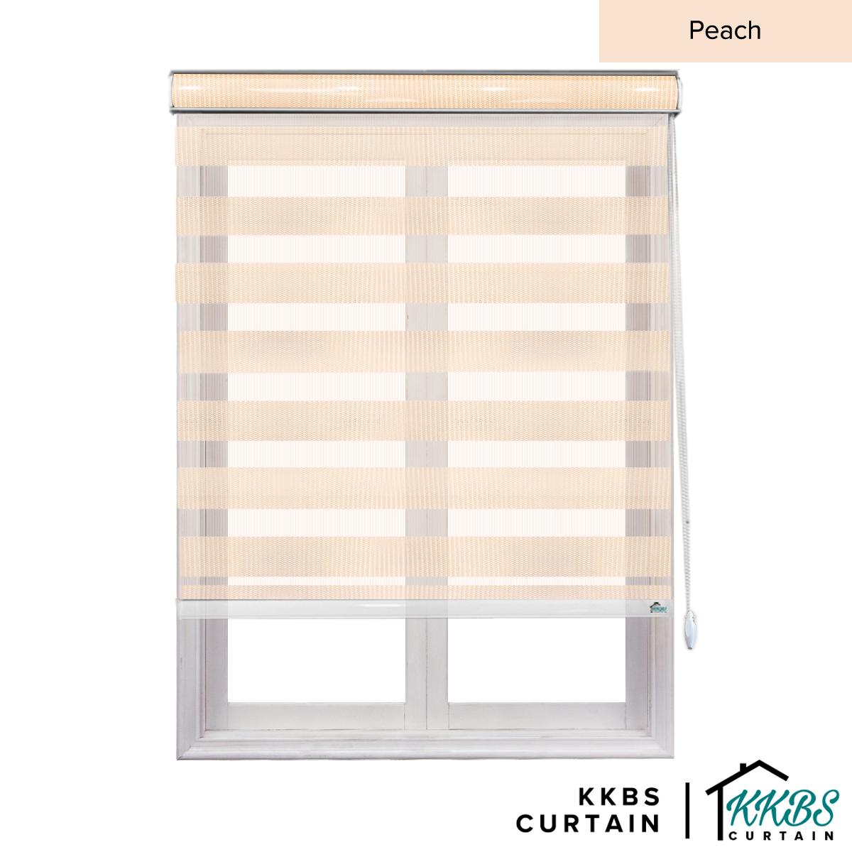 Maximo Semi - Blackout Zebra Blinds Custom Made
