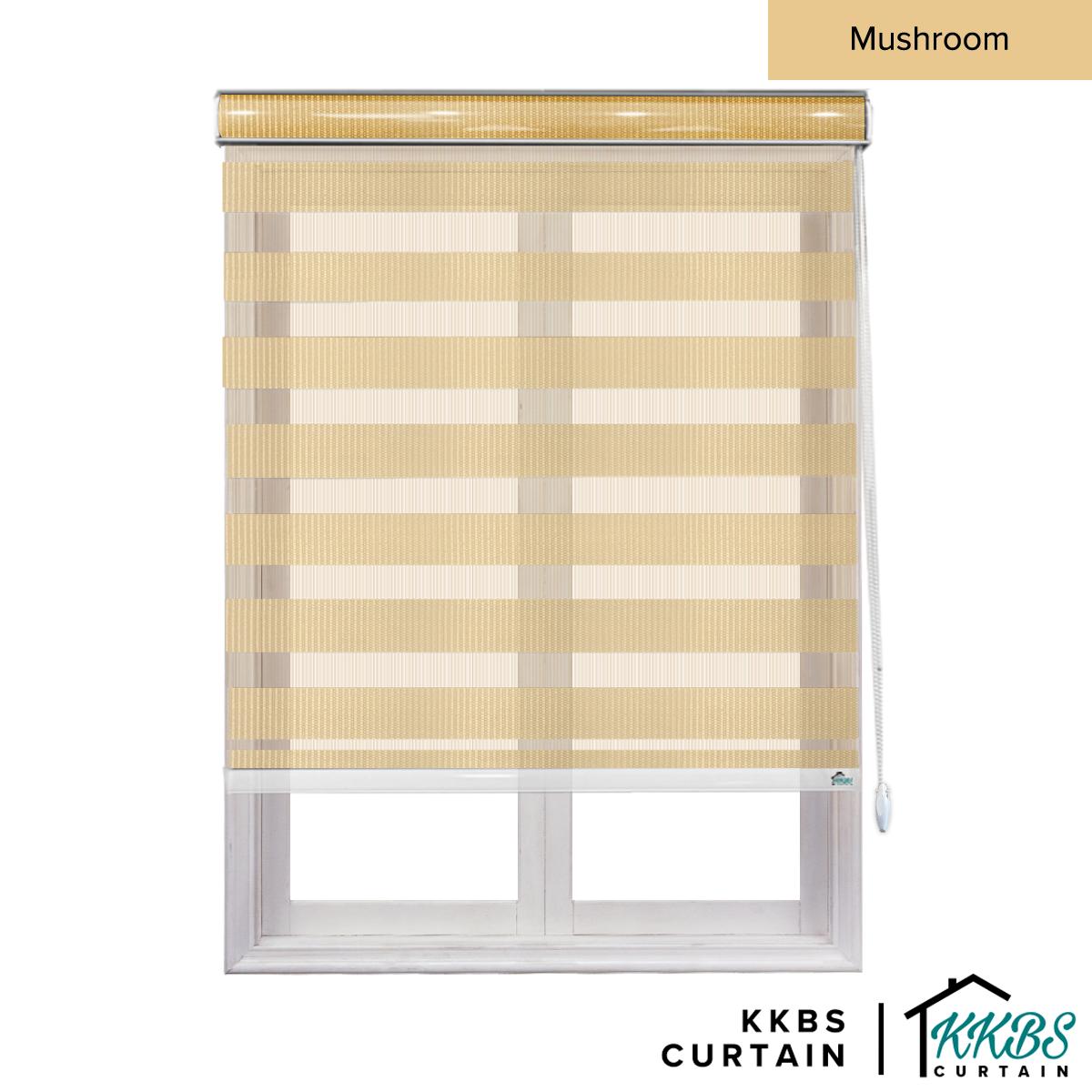 Maximo Semi - Blackout Zebra Blinds Custom Made
