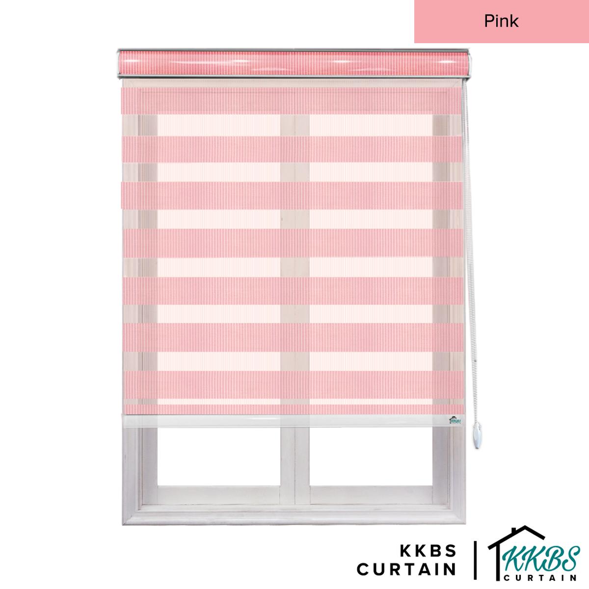Maximo Semi - Blackout Zebra Blinds Custom Made