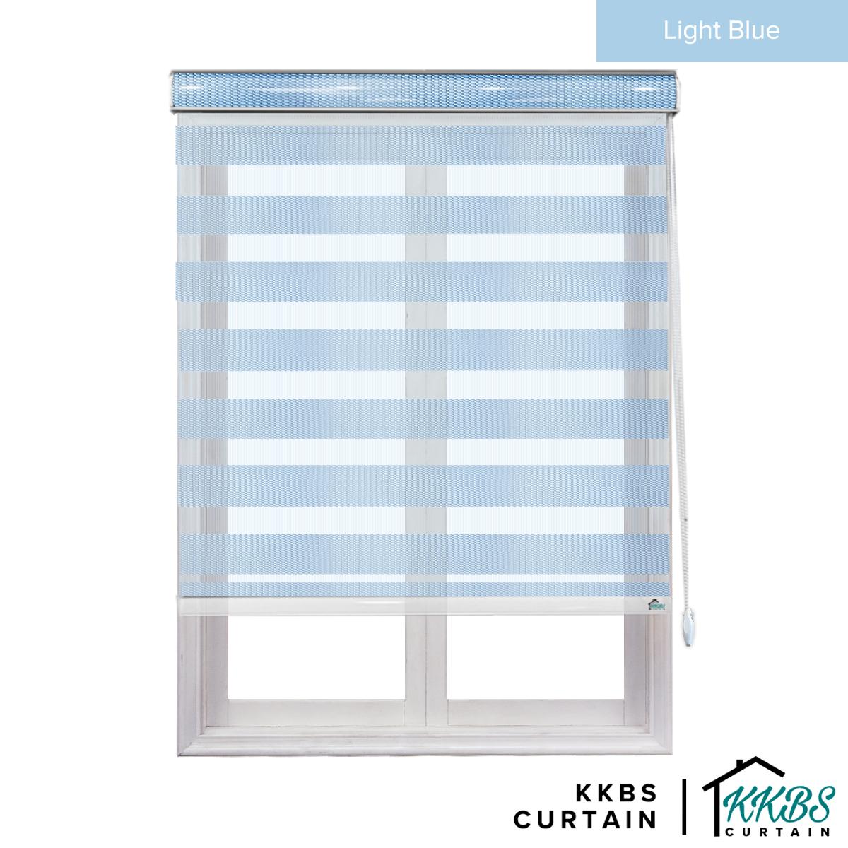 Maximo Semi - Blackout Zebra Blinds Custom Made