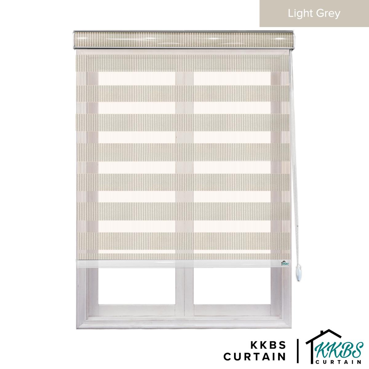 Maximo Semi - Blackout Zebra Blinds Custom Made