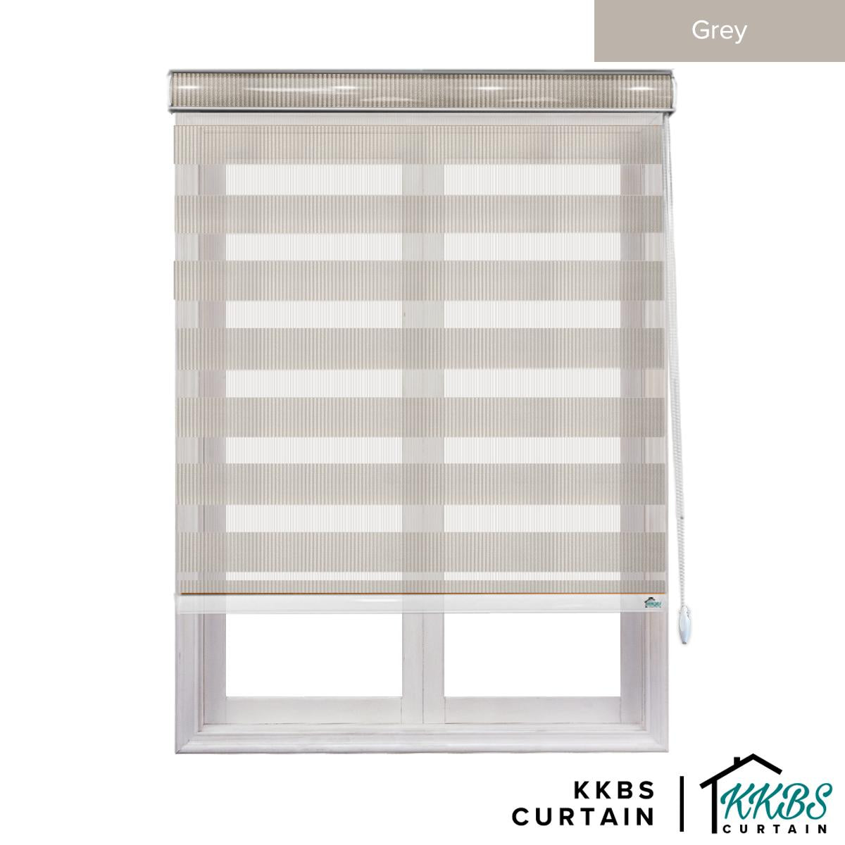 Maximo Semi - Blackout Zebra Blinds Custom Made