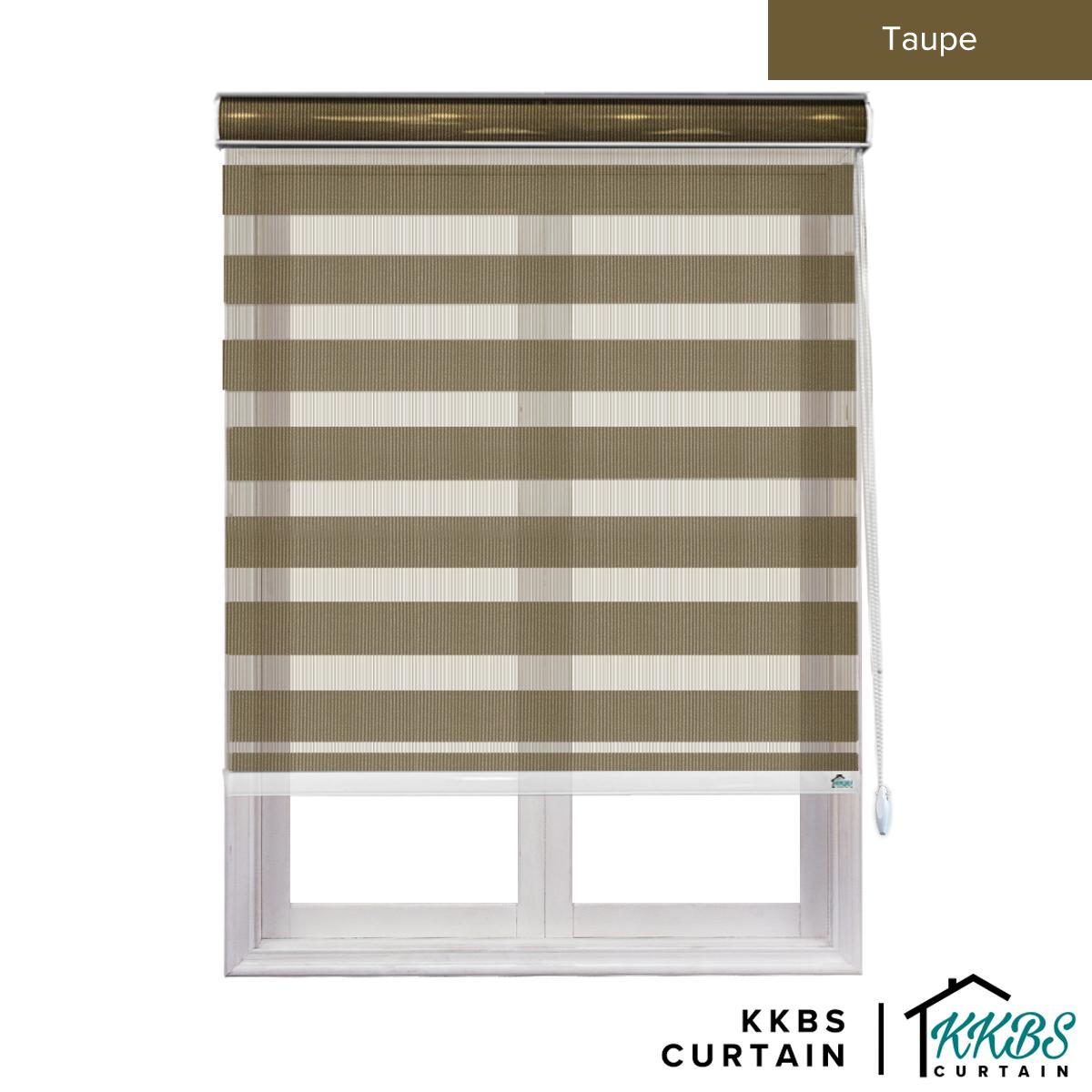 Maximo Semi - Blackout Zebra Blinds Custom Made