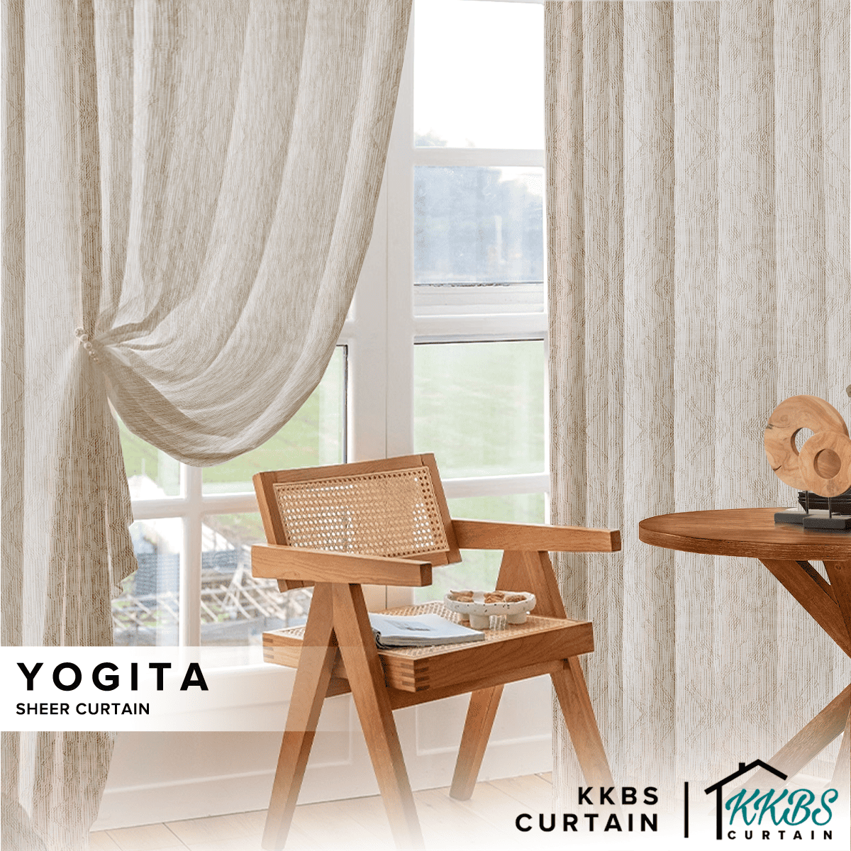 Yogita Sheer Curtain Custom Made