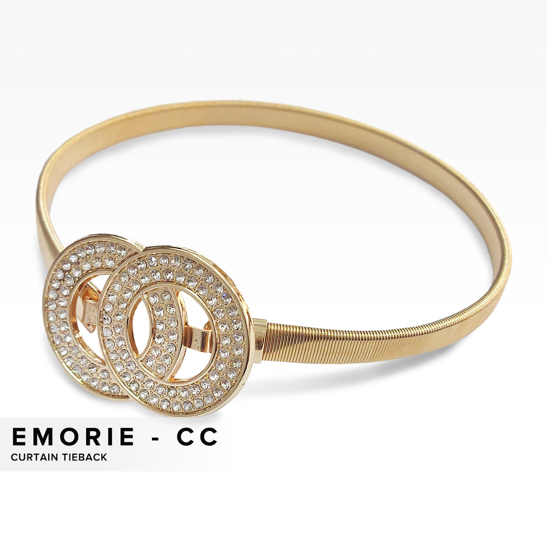 Emorie Interlaced Ring Design Curtain Tieback