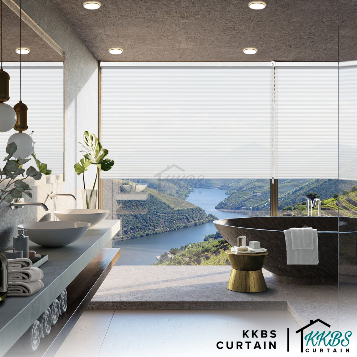 Midiro 26mm Semi Blackout Honeycomb Blinds Custom Made