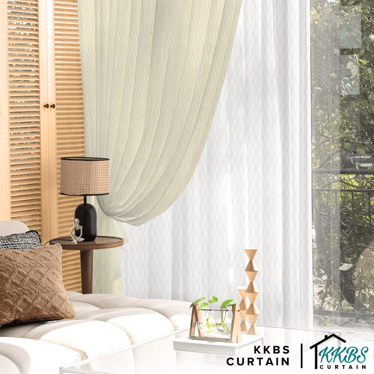 Tanoka Sheer Curtain Custom Made