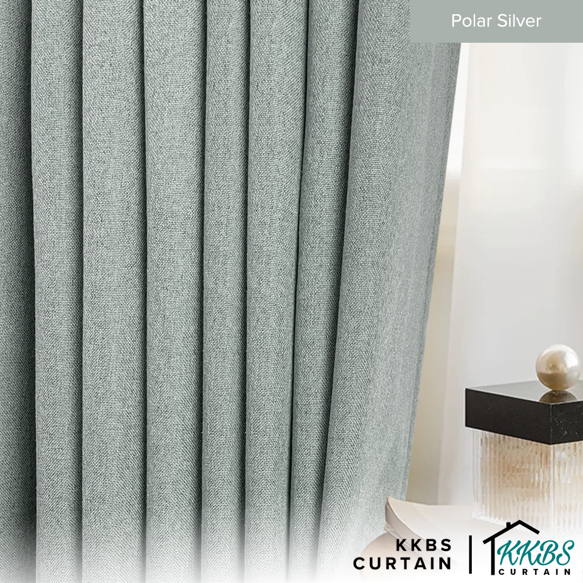 Mizuka Langsir 100% Blackout Siap Jahit Lebar Besar