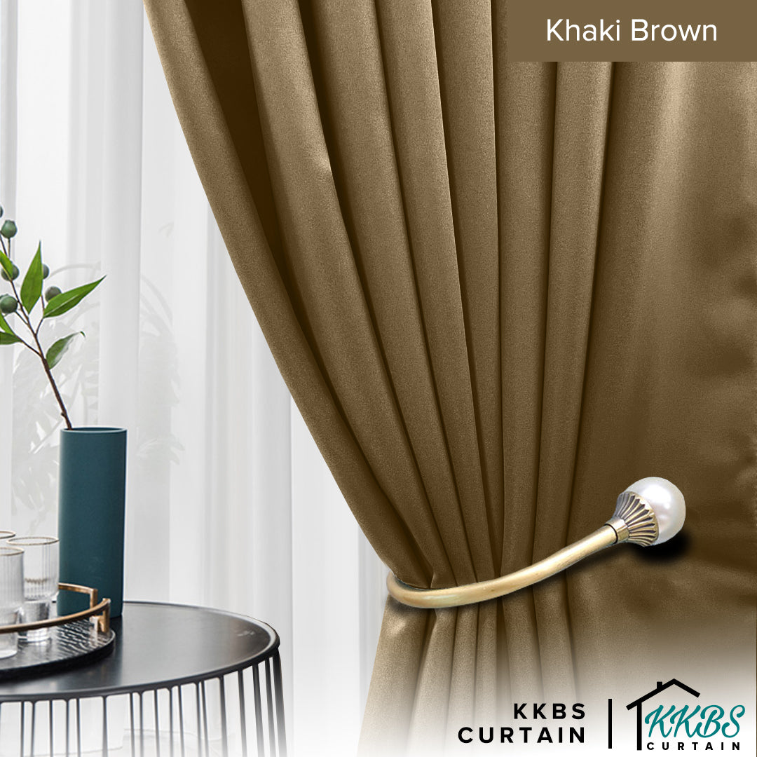 Canola 80%+ Blackout Curtain Minimalist Hook & Eyelet