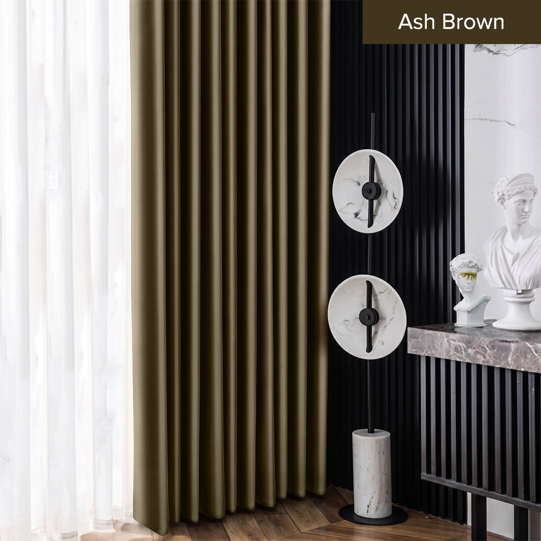 Crystella Semi Blackout Curtain Ready Made