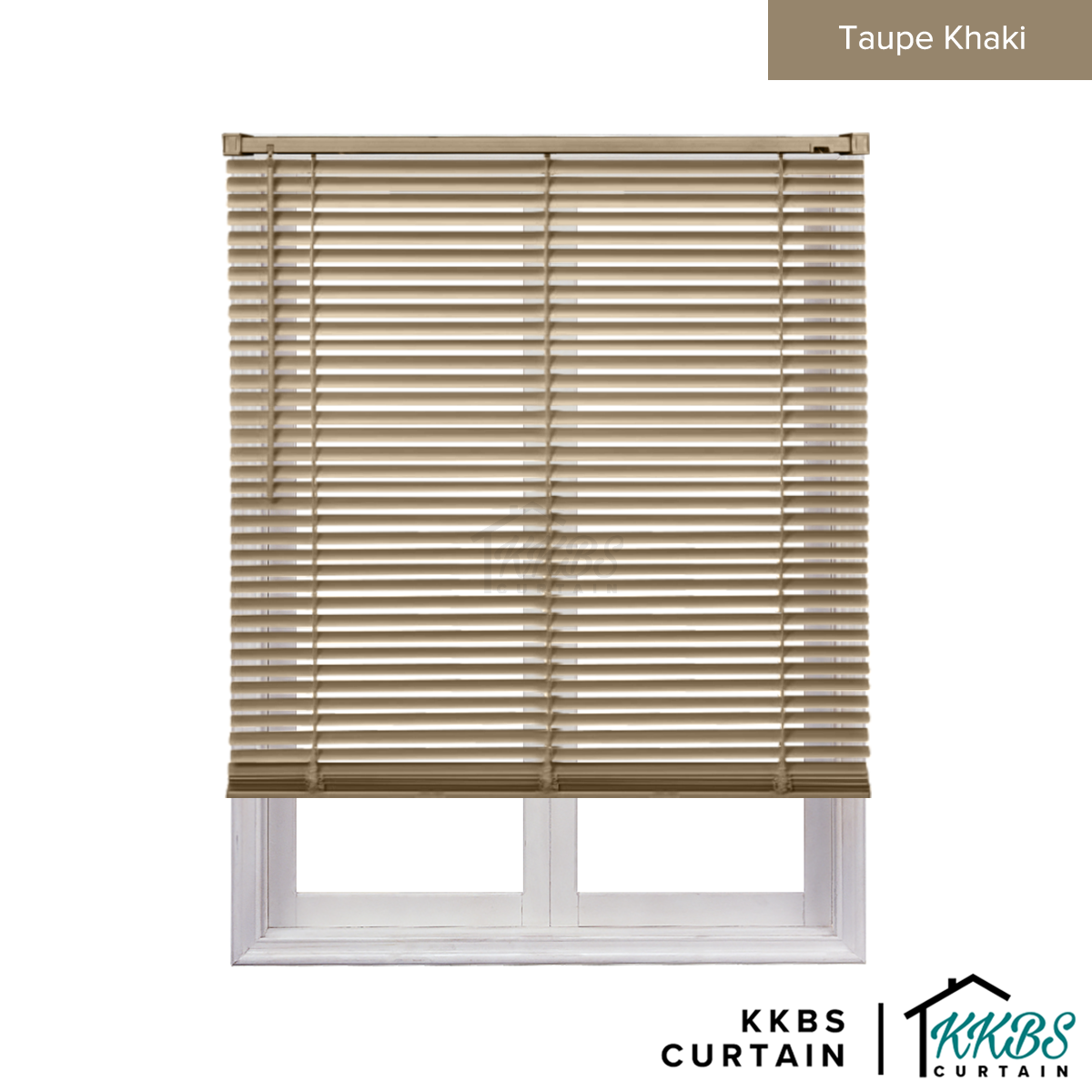 Rolezzo 25mm Venetian Blinds PVC Sedia Dibuat Set Lengkap