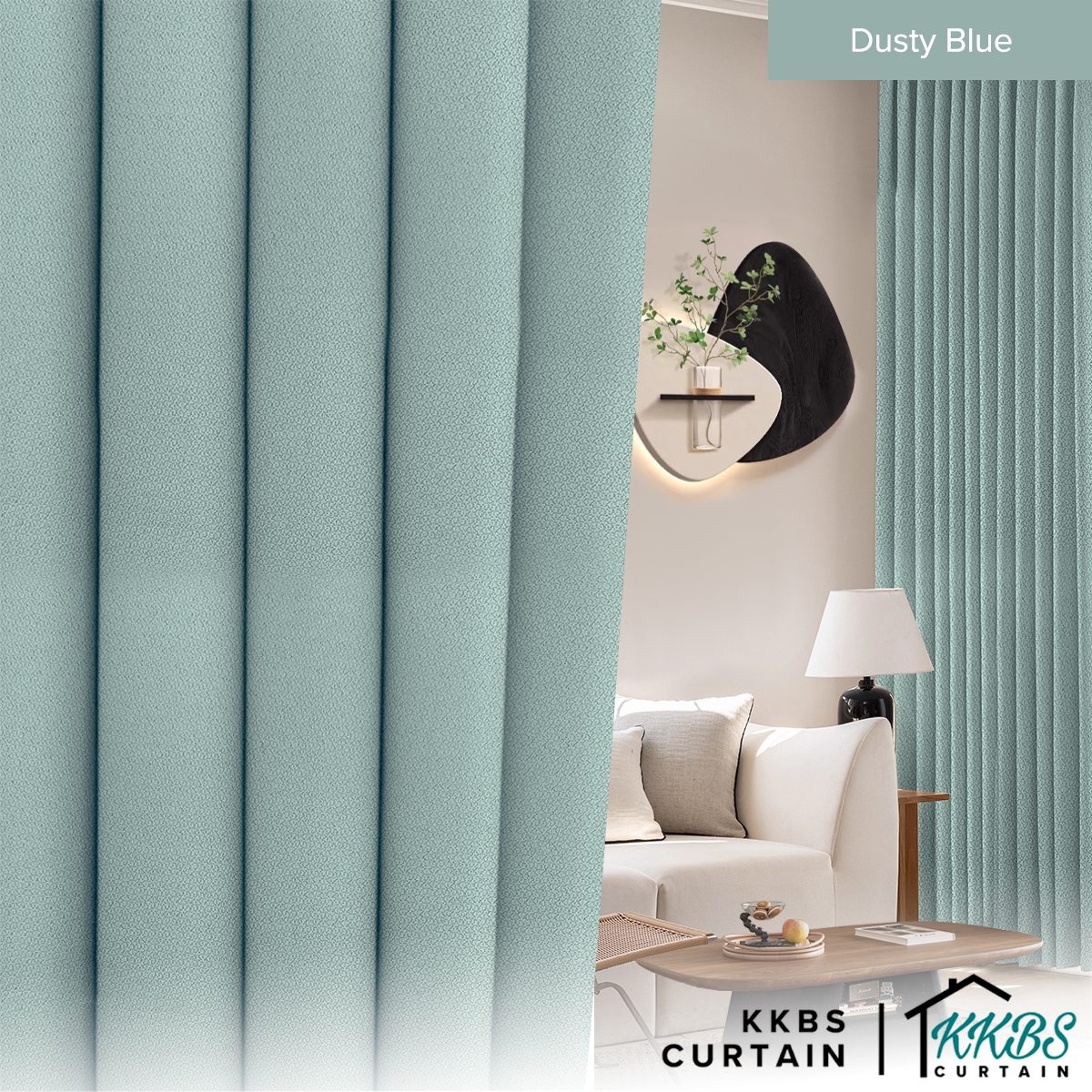 Morina 85-95% Blackout Curtain Ready Made Standard Width