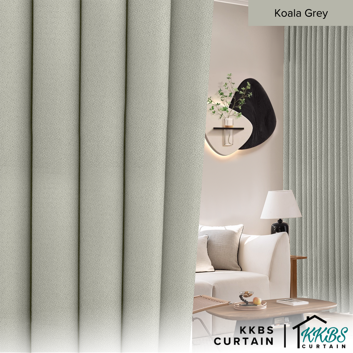 Morina 85-95% Blackout Curtain Ready Made Standard Width