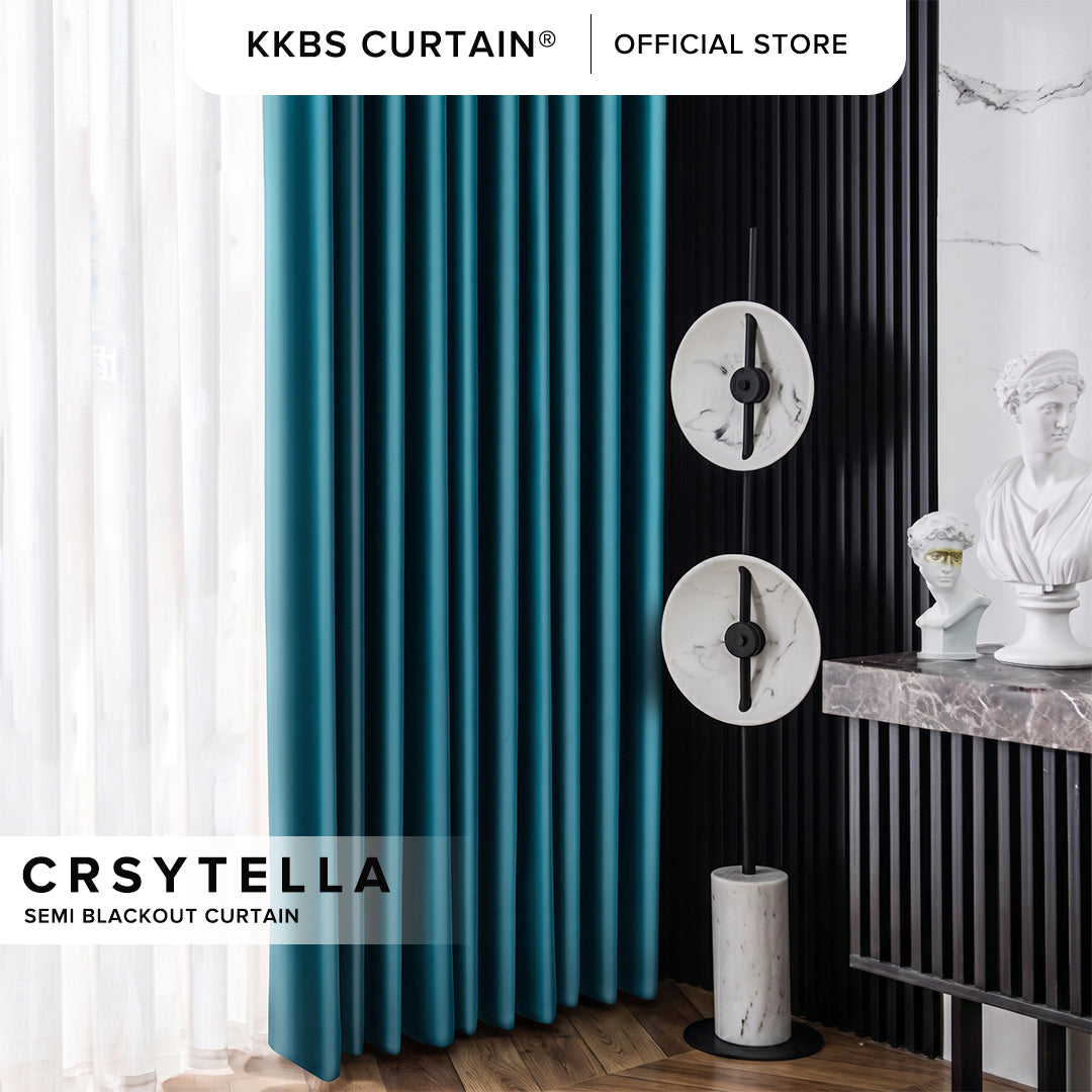 Crystella Semi Blackout Curtain Ready Made