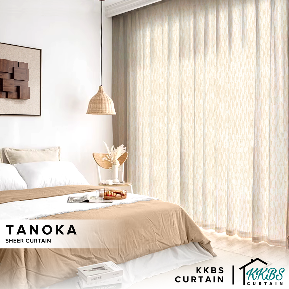 Tanoka Sheer Curtain Custom Made