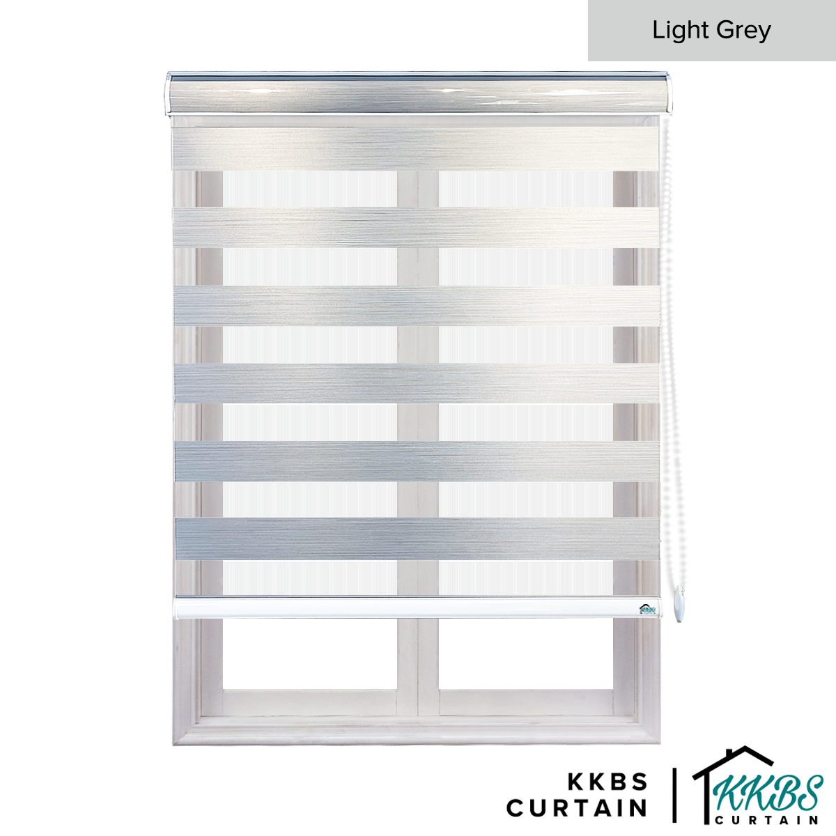 Isidro 100% Blackout Zebra Blinds Dibuat Tersuai
