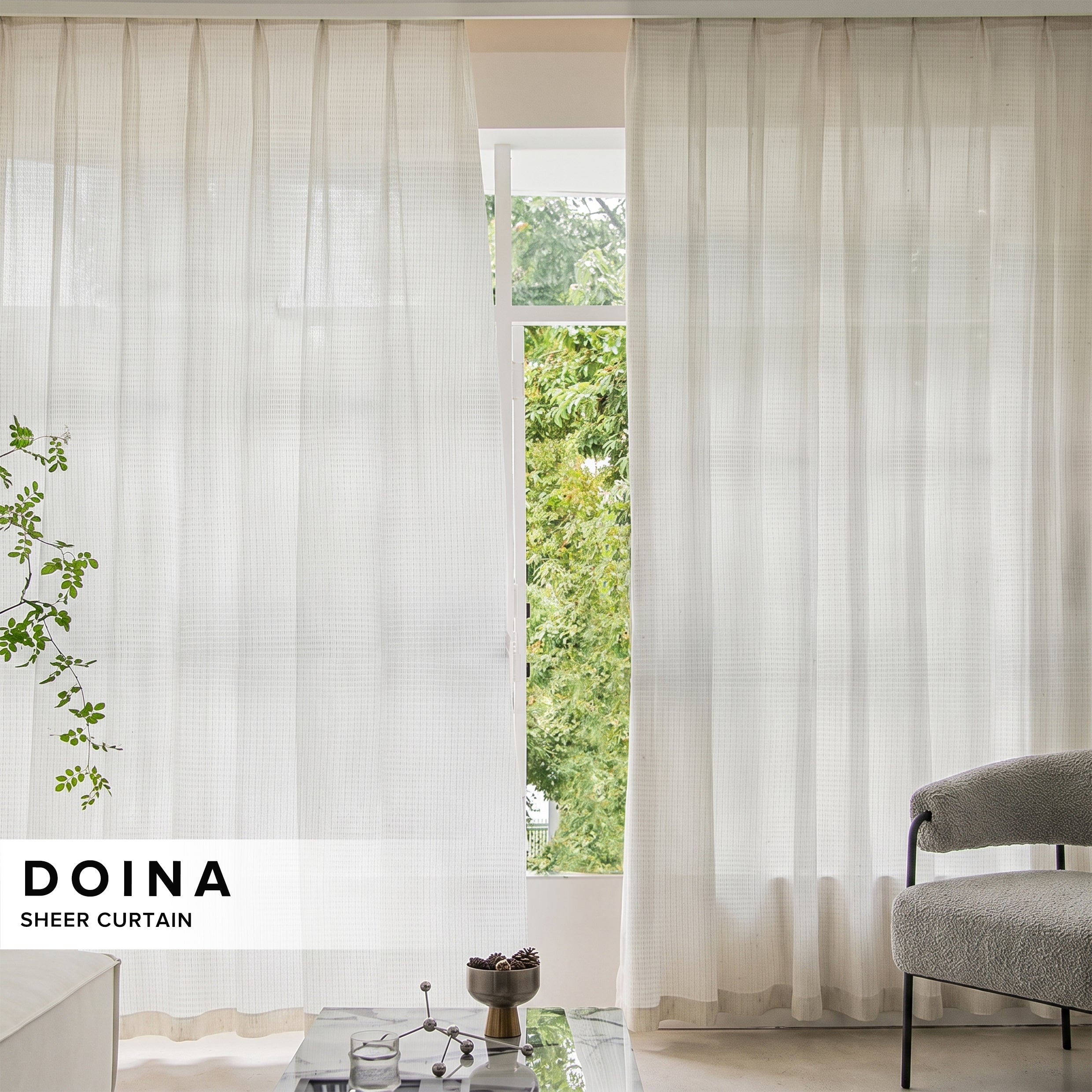 Doina Sheer Curtain Custom Made